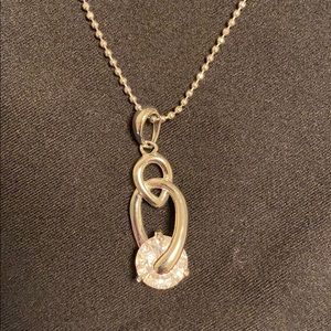 Lia Sophia | Silver and Stone Pendant Necklace